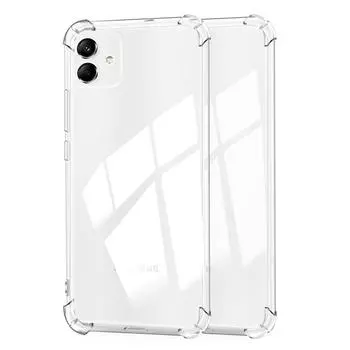 Мягкий силиконовый прозрачный чехол для телефона с подушкой безопасности ARMOR для Samsung Galaxy A04 A04s A04e Samsung Galaxy A04e чистый