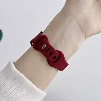 Мягкий силиконовый ремешок для часов 20 мм 22 мм, тонкий резиновый ремешок для часов Durabel для Samsung HUAWEI Garmin XIAOMI Amazfit Huawei Gt2 [46mm]] чёрный