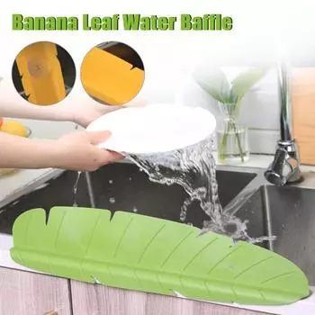 Мягкий силиконовый Splash Guard Присоска Кухонная раковина Вода Брызговики Водонепроницаемый экран Масляный брызгозащищенный перегородка Кухонный гаджет зелёный