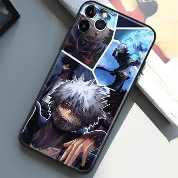 Мягкий силиконовый стеклянный чехол Dabi My Hero Academia для iPhone SE 6s 7 8 Plus X Xr Xs 11 12 Mini Pro Max Samsung Other Phone models&Matte Silicone Case