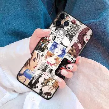 Мягкий силиконовый стеклянный чехол для телефона Nana Osaki Nana Manga Anime для IPhone SE 6s 7 8 Plus X Xr Xs 11 12 13 Mini Pro Max Samsung Other Phone models&Matte Silicone Case