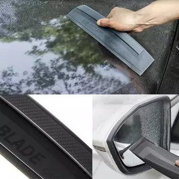Мягкий силиконовый удобный скребок, не царапающий, не шумящий, не повреждающий краску, инструменты для обертывания автомобиля, принадлежности для воды, лезвие для сушки стеклоочистителя