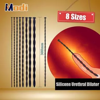 Мягкий силиконовый уретральный расширитель, конский глаз, палочка для пениса, мужской мастурбатор, стимулятор, катетер, секс-игрушки для мужчин 1PCS