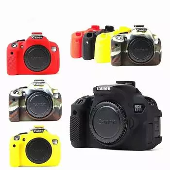 Мягкий силиконовый защитный чехол для кожи для Canon EOS 650D 700D 600D DSLR Camera Bag камуфляжный