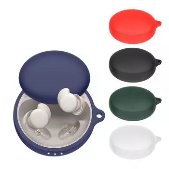 Мягкий силиконовый защитный чехол для наушников для сна, беспроводные наушники, ударопрочный портативный чехол чёрный