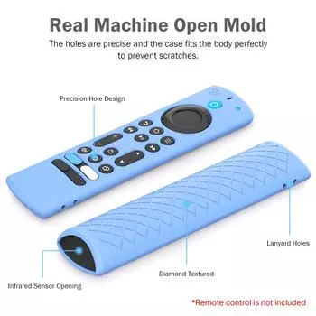 Мягкий силиконовый защитный чехол для Stick 4K 2nd 2023 Voice Remote Control Удобный чехол для захвата разноцветный