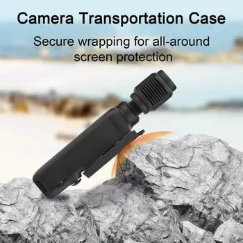 Мягкий силиконовый защитный чехол, устойчивый к царапинам и грязи, точное прилегание, всесторонняя защита, чехол для камеры DJI OSMO POCKET 3, защитный экран чёрный