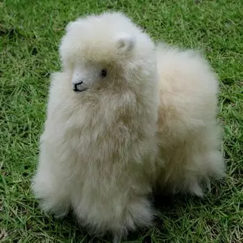 Мягкий симпатичный маленький S03 альпака лама детеныш мех альпака