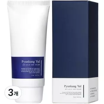 Мягкий солнцезащитный крем Pyunkang Yul Ato SPF50+ PA++++, 75 мл, 3 шт.