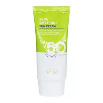 Мягкий солнцезащитный крем Scinic Enjoy Safety SPF50+ PA++++, 50 мл, 1 шт.