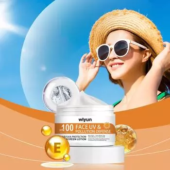 Мягкий солнцезащитный крем, увлажняющий и освежающий солнцезащитный крем, увлажняющий и питательный солнцезащитный крем для ухода за кожей лица One Size