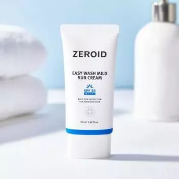 Мягкий солнцезащитный крем Zeroid Easy Wash 50 мл