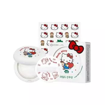 Мягкий солнцезащитный кушон Green Finger Hello Kitty для детей (SPF50+ PA++++, 14 г)
