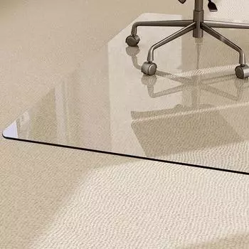 Мягкий стеклянный коврик из ПВХ, защитный коврик для деревянного пола, противоскользящий коврик для офисного кресла 76*122cm*1.5mm