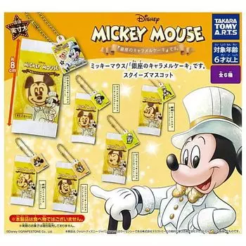 Мягкий талисман Микки Мауса в виде карамели 6 видов Gacha Gacha Capsule Toy Ginza Cake . [Набор (полный полный)]