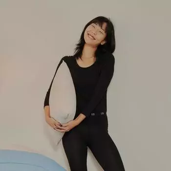 Мягкий теплый внутренний комплект Vivviv, внутренняя футболка и колготки (2colors) Beige: Inerty L-Tights S