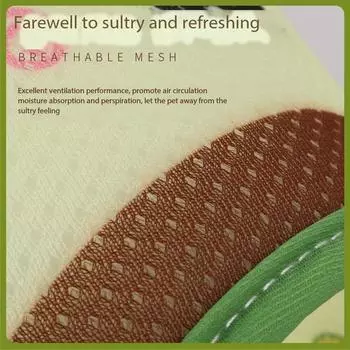 Мягкий тканевый конусный ошейник для домашних животных, милый авокадо, удобный, регулируемый размер, защита от хирургического вмешательства для кошек, дышащая губка для собак S зелёный