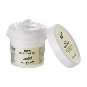 [Мягкий тон ухода] Skinfood Rice Mask Wash-Off 120г, популярная взрывная косметика Кореи