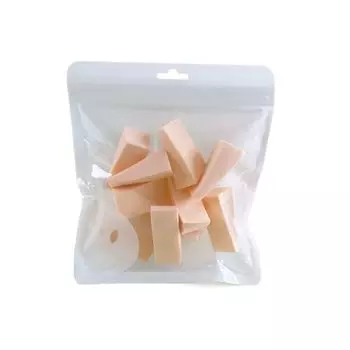 Мягкий треугольный спонж для макияжа Гладкая пуховка для сухой и влажной пудры Спонж для крема-консилера Спонж для жидкой основы Косметическая пуховка