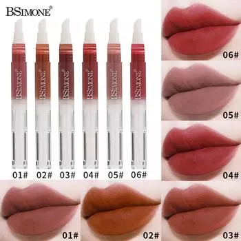 Мягкий туман, бархатный мусс, блеск для губ, стойкий цвет, без потери цвета, без сухости, матовый блеск для губ 2g