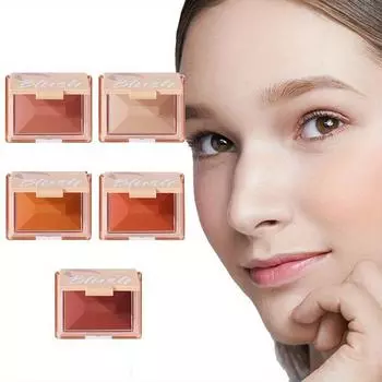 Мягкий туман, матовые, воздушные, монохромные румяна, нежный и гладкий, улучшает цвет лица, матовые, с тонким мерцанием, румяна 01