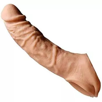 Мягкий удлинитель с кольцом, усилитель задержки эякуляции, эрекция, улучшение выносливости, большой отвердитель, длинная игрушка для мужчин One Size