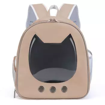 Мягкий, удобный, роскошный рюкзак для кошек, сумка-переноска для мелких животных из ПУ, портативный рюкзак для путешествий, для кошек и собак, товары для животных