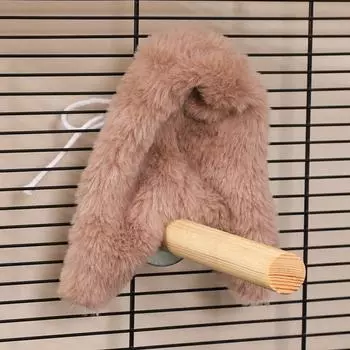 Мягкий уголок для попугая, теплое ветрозащитное гнездо для птиц, практичный гамак для птиц, палатка для клетки для птиц серый