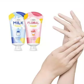 Мягкий увлажняющий питательный крем для рук Освежающий увлажняющий крем для рук Предотвращает потрескавшиеся руки цветочный