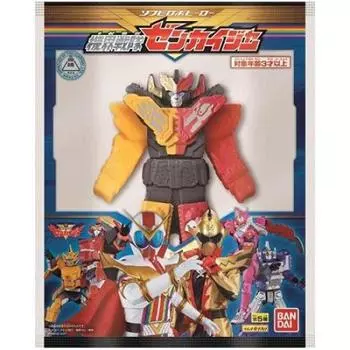 Мягкий винил Robo Hero Kikai Sentai Zenkaiger, коробка из 8 шт. (Конфеты-игрушки)