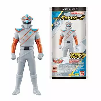 Мягкий виниловый герой Mashin Sentai Kiramager 2-е издание (10 кусочков) Игрушки-конфетыосвежающие сладости (Машин Сентай Кирамагер)