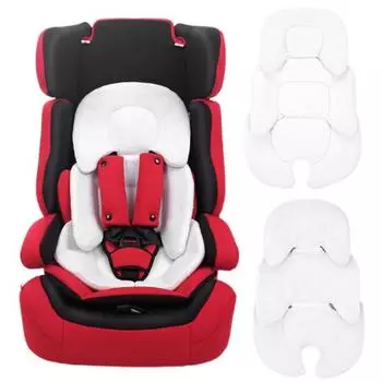 Мягкий вкладыш для детской коляски, защитный коврик для детского сидения, защитный коврик для новорожденных, малышей, коляска для автокресла чёрный