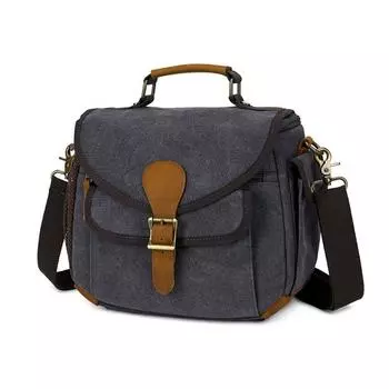 Мягкий защитный чехол для камеры, винтажная сумка-мессенджер для объектива камеры DSLR/SLR хаки