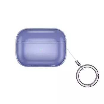 Мягкий защитный чехол для наушников из ТПУ с пряжкой-ремешком, защитный чехол для наушников от пыли для Apple Airpods Pro 2 With Hole белый