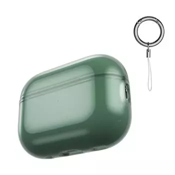 Мягкий защитный чехол для наушников из ТПУ с пряжкой-ремешком, защитный чехол для наушников от пыли для Apple Airpods Pro 2 With Hole белый