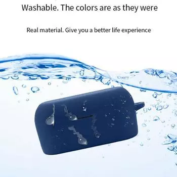 Мягкий защитный чехол для наушников, подходящий для Technics EAH AZ60M2, противоударный чехол, моющийся корпус, пылезащитный чехол чёрный