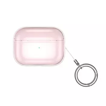 Мягкий защитный чехол из ТПУ с пряжкой-ремешком, защитный чехол для гарнитуры, противоударный чехол для беспроводных наушников Apple Airpods Pro 2 With Hole белый