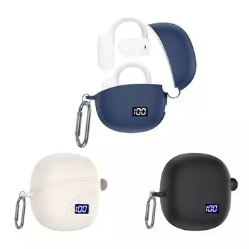 Мягкий защитный чехол, полный чехол, водонепроницаемый силиконовый чехол, легкий чехол для хранения наушников, подходит для TAGRY K08 синий