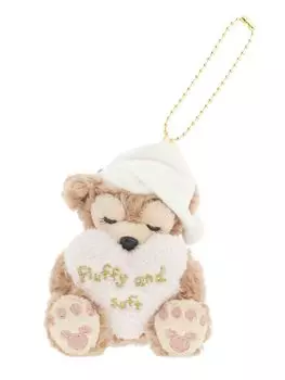 Мягкий значок ShellieMay с сумкой для покупок «Duffy & Friends Nighttime» «Tokyo Disney Sea Limited»