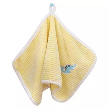 Мягкое детское полотенце из микрофибры с изысканным ремешком, абсорбирующим безворсовым быстросохнущим банным полотенцем жёлтый