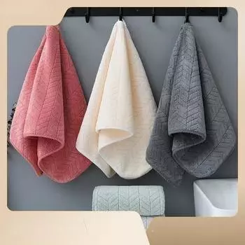 Мягкое и удобное полотенце, утолщенное бытовое полотенце для быстрой сухой чистки для лица для детей и взрослых темно серый