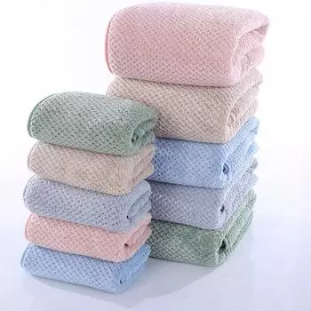 Мягкое клетчатое полосатое полотенце 100% хлопок плотный хлопок полотенца для душа ванной дома спа для взрослых детей Handtuch 70*140 см Toallas