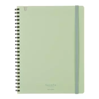 Мягкое кольцо KOKUYO Note Sooofa A5 Деформированное 4 мм Сетка Зеленое Su-SV738S4-G