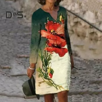 Мягкое летнее платье миди, пуловер, элегантное темпераментное женское платье миди M циан