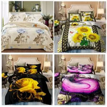 Мягкое одеяло Doona, комплект пододеяльников для односпальной/двуспальной кровати/кровати размера «queen-size/king-size» AU Single 135x200cm