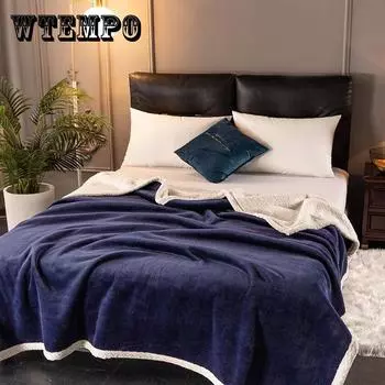 Мягкое одеяло Four Seasons Available Коралловый флис Одеяло из овечьей фланели Простыня Покрывало Одеяло Siesta Стеганое одеяло 150*200cm 1.7kg