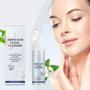 Мягкое пенящееся очищающее средство, очищающее, увлажняющее, регулирующее жирность кожи, освежающее, увлажняющее очищающее средство 100 мл One Size