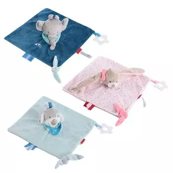 Мягкое плюшевое успокаивающее полотенце для младенцев, успокаивающее игрушечное полотенце Elephant