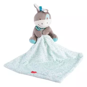 Мягкое полотенце для малышей, одеяло, успокаивающий хлопковый плюшевый набор с изображением мультяшного животного в виде оленя