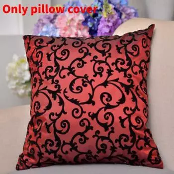 Мягкое украшение дома Диван Флокированная подушка Чехол-подушка для изголовья Поясничная спина Style B